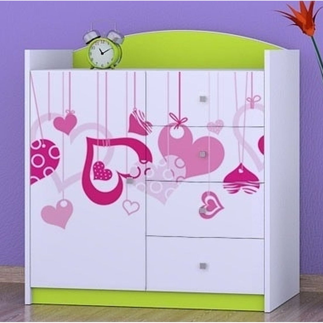 Nisbet Kids 4 - Drawer Combo Dresser