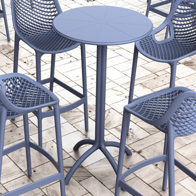 Bova Round Outdoor Bar Table