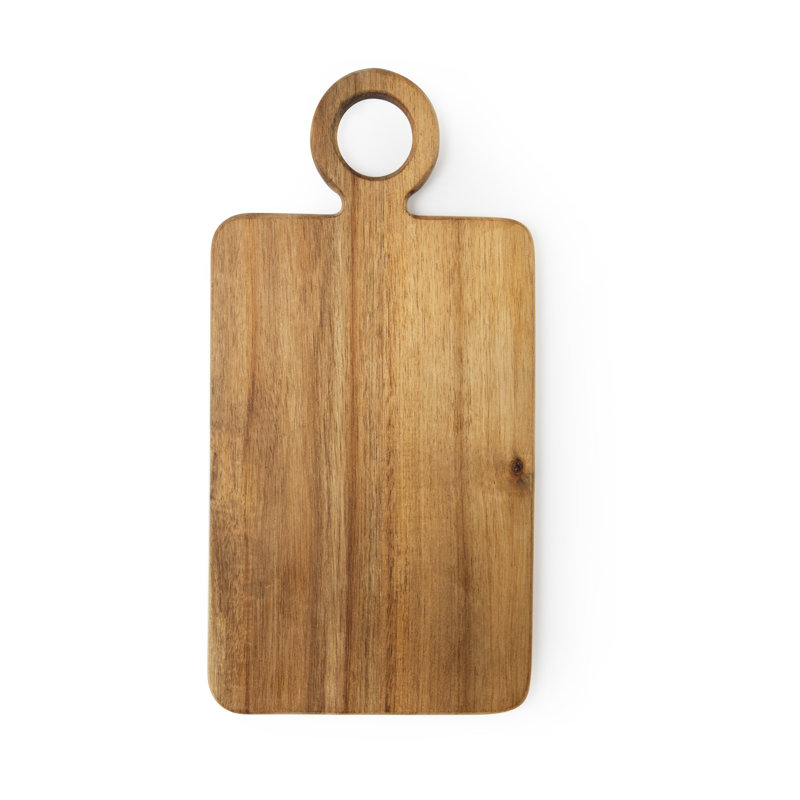 Real Wood Acacia Chopping Board 8,5+35x25x1,6 Cm.