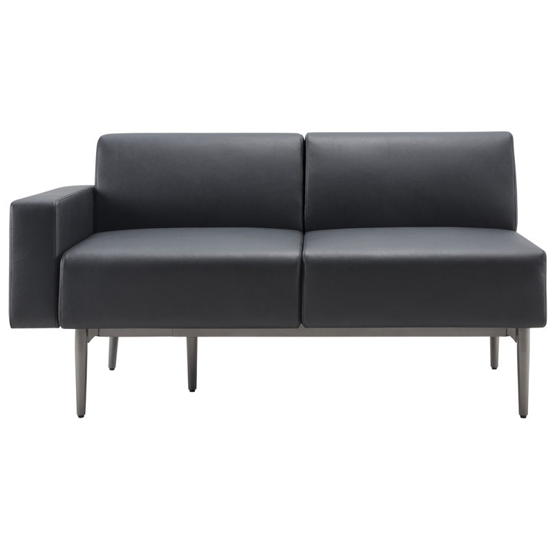 Leather 25.5'' Reception Sofa