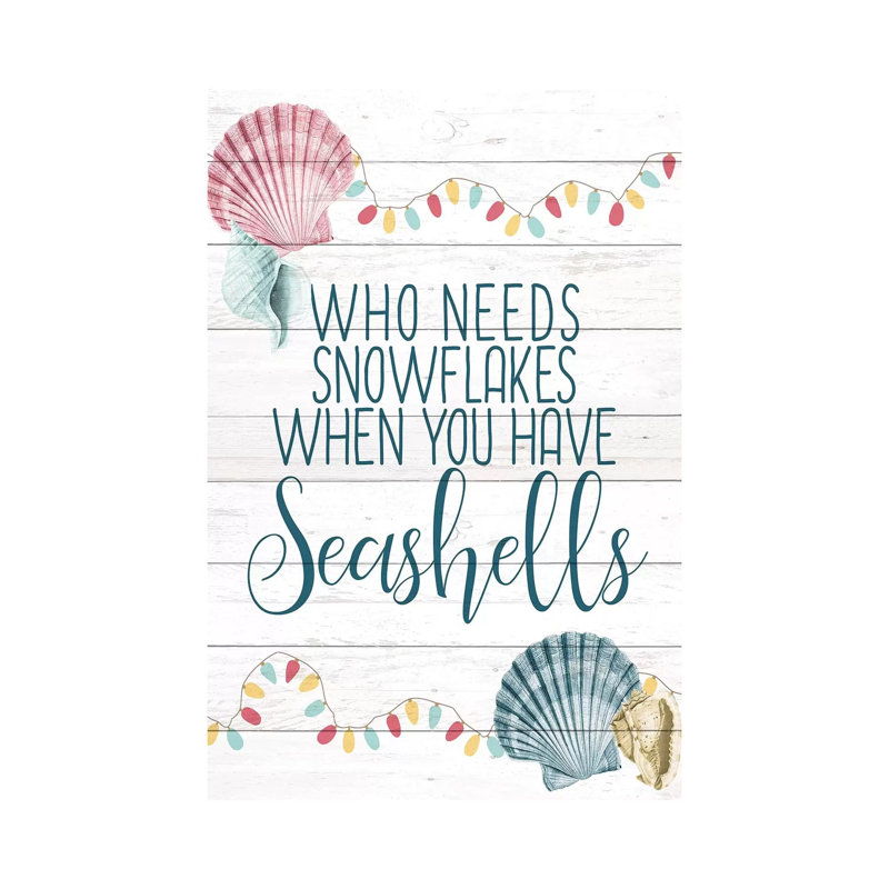 Have Seashells by Kimberly Allen - Wrapped Canvas Gallery-Wrapped Canvas Giclée, 101.6 cm H x 66.04 cm W