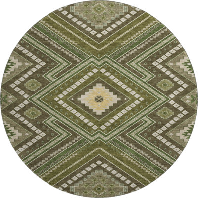 Premium Machine Washable Colmenero AMF1010 Tribal Rug
