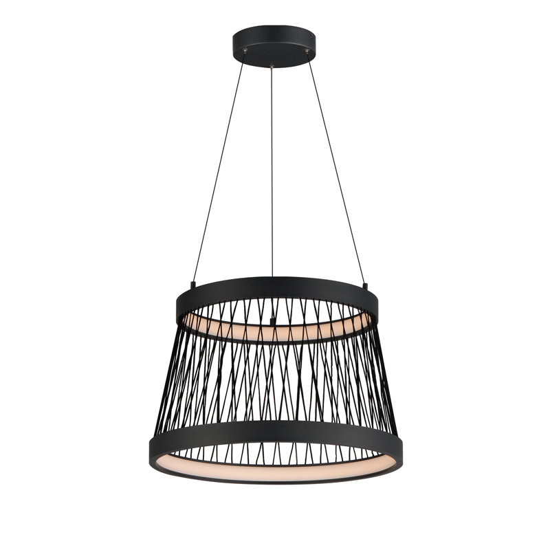 Loom-Single Pendant, 22" H x 31.5" W x 31.5" D