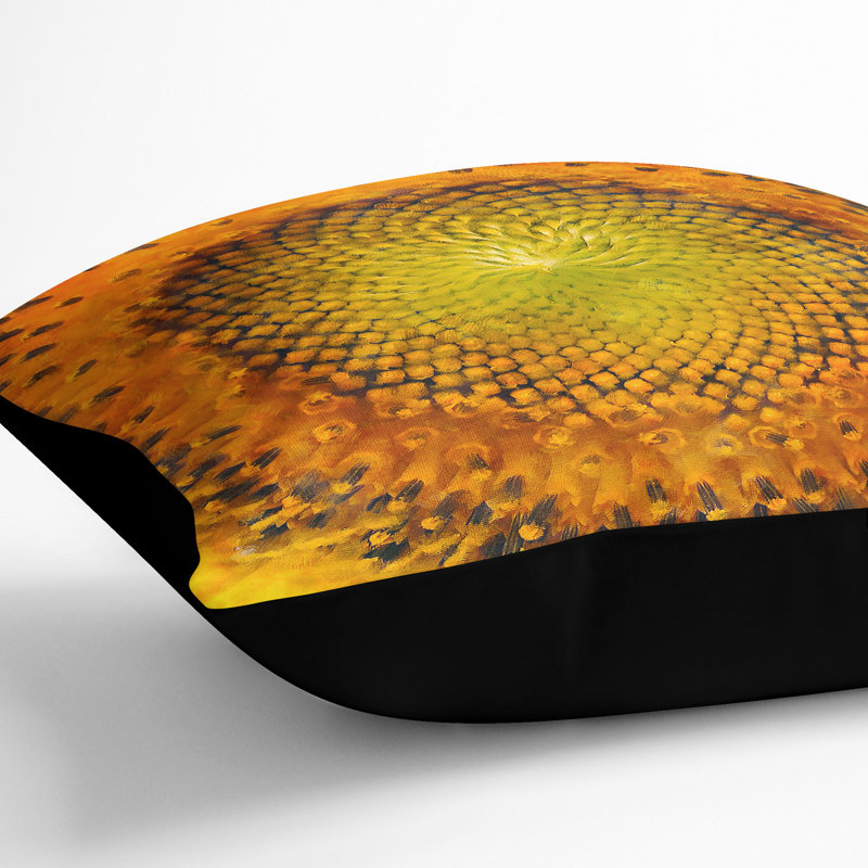 Square Cushion, 55cm H x 55cm W x 20cm D, Black