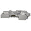 Canapé modulaire inclinable de 143 po Balvina-85505965