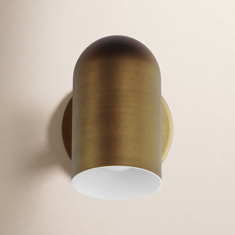 Cyla Wall Light, Natural Aged Brass