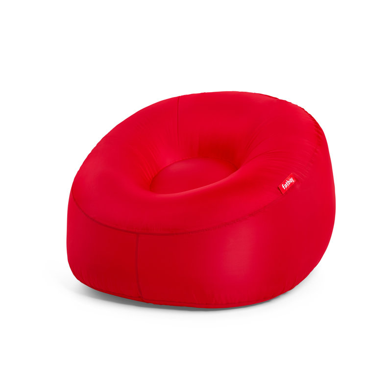 Chaise gonflable Lamzac O, Nylon rouge