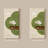 Beige + Green Rectangle Sandstone Wall art-118372151