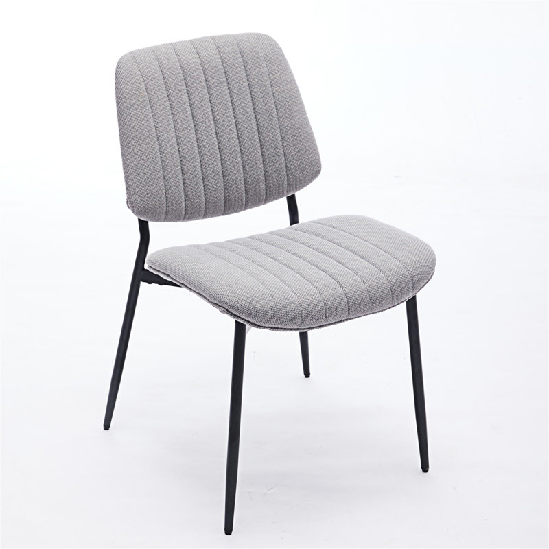 Sigmund Upholstered Dining Chairs, Gray
