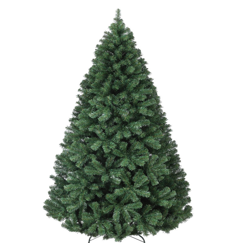 Arbre de Noël, conception à charnières non éclairée de qualité supérieure, décoration de Noël réaliste dense avec assemblage facile