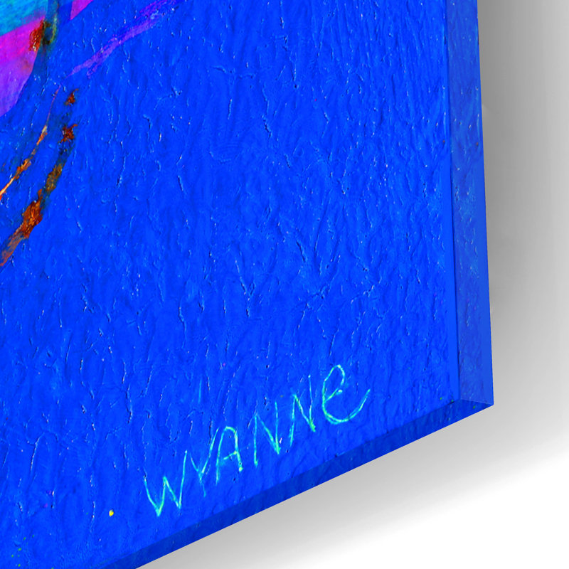 «Double Wags Double Fun» par Wyanne, H 12 po x l 16 po x P 0,13 po