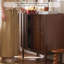 Buffet décoratif moderne en bois à double porte simple-108995649