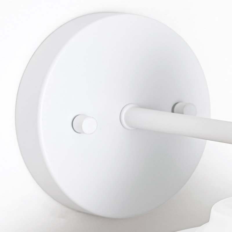 Lampe murale d'extérieur 1 lumière Florence - noir, Blanc