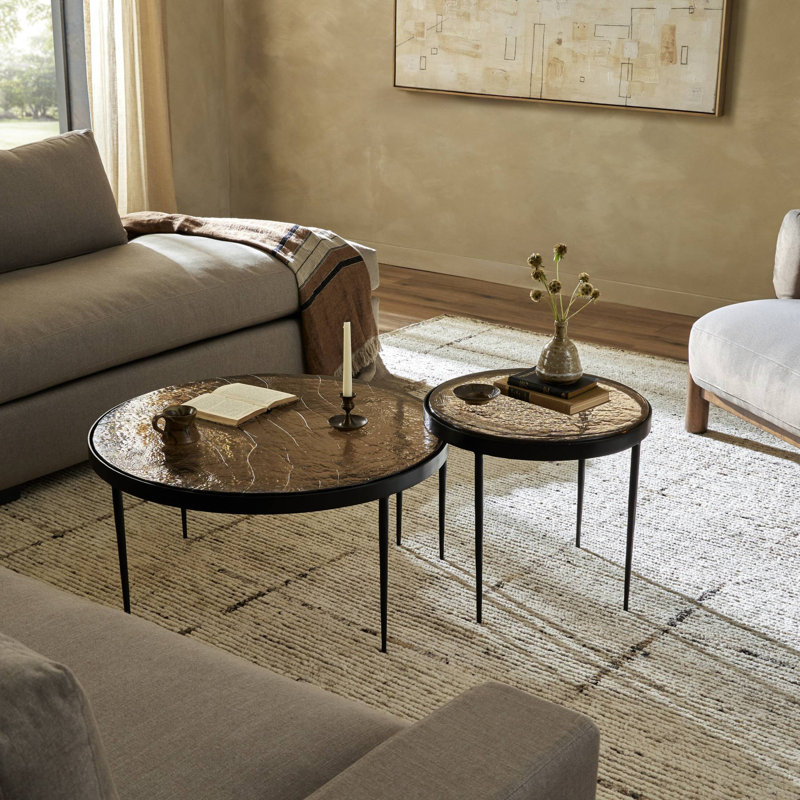 Yoko Coffee Table, 18.25" H x 20.5" L x 20.5" W, Clear