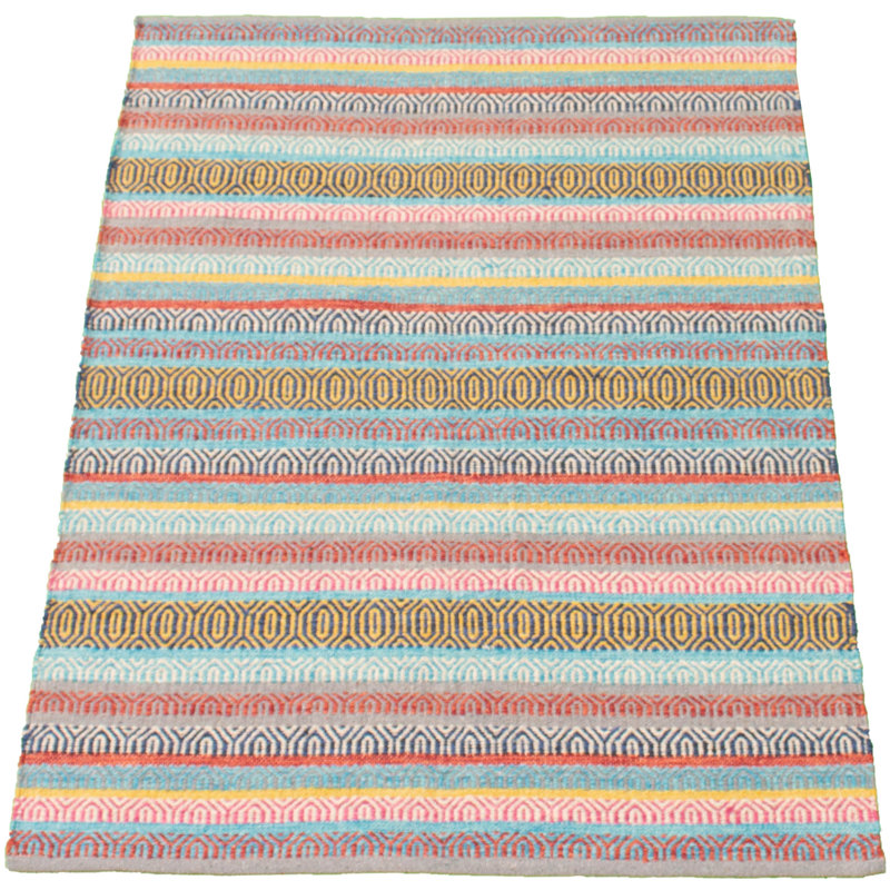 Wool Geometric Indoor Rug