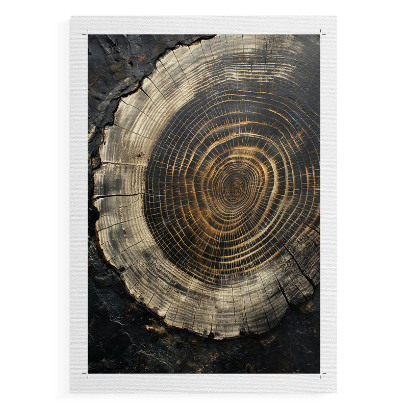 Série ABSTRACT CXCIX - Impression sur toile seulement - NON CADRE, H 48 po x l 32 po