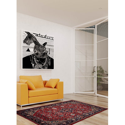 Anadol Red Rug 4'5" x 6'11"