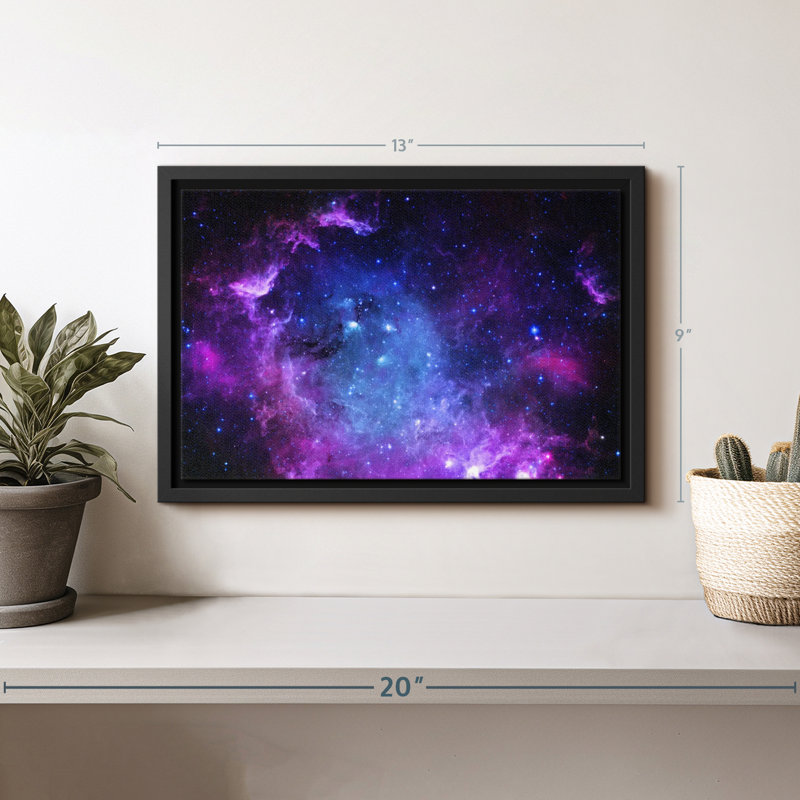 «Night Star Canvas Print», H 9 po x l 13 po
