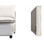 Fauteuil de lecture beige moderne - doux et confortable, tissu en lin, rembourrage en mousse, mousse de chaise de coin confortable, profondeur modérée, idéal pour la détente