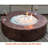 Shade Concrete Propane Outdoor Fire Pit Table-232594051