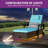 Outdoor Wicker Chaise Lounge With Storage Space And LED Lights-640493446