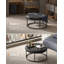78cm Wide Faux Leather Round Footstool Ottoman-1388762326
