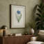 Blue Flower Study Botanical - Wrapped Canvas-686380781-686380783