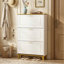 Armoire de rangement pour chaussures l 35,4 po avec 3 tiroirs rabattables et supports réglables