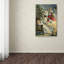 « merry christmas père noël », art mural sur toile tendue-26108792