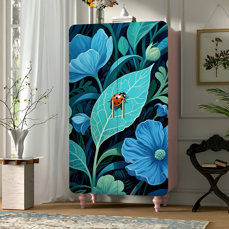 Modern double door French independent wardrobe