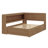 Multifunctional Daybed with Shelves, and Two Drawers-1619738924
