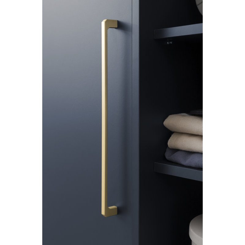 Bansil Bathroom Storage Cabinet, Dark Blue