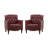 Annja 32" W Tufted Genuine Leather Armchair-80015537
