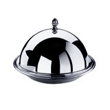 Room Service Insulated Plate with Cloche and Thermal Serving Unit 12" - 12 Pieces - Stainless Steel