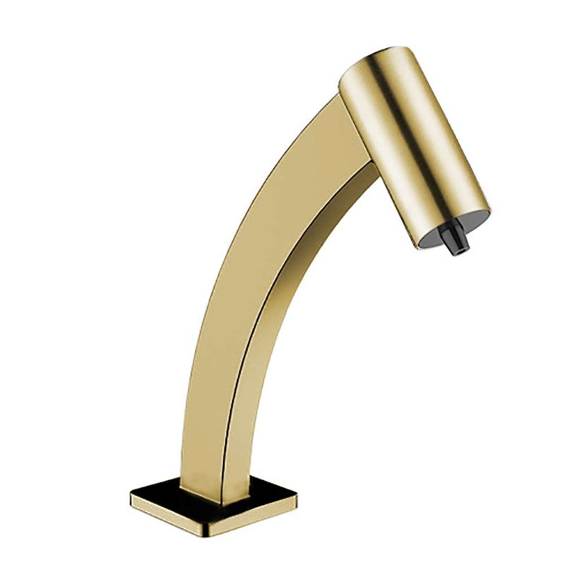 Brushed Gold Automatic Soap Dispenser Elegant Touchless Design for Modern Spaces