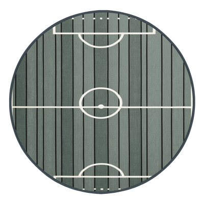 Washable Futsal Court Sports Area Rug
