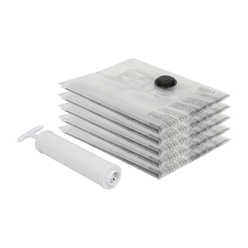 Harbour Housewares Vacuum Storage Bags with Hand Pump