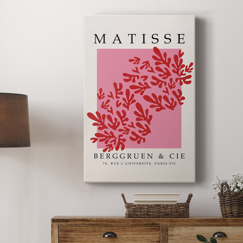 Matisse CEC XXII, reproduction encadrée - galerie Cavas, H 18 po x l 12 po