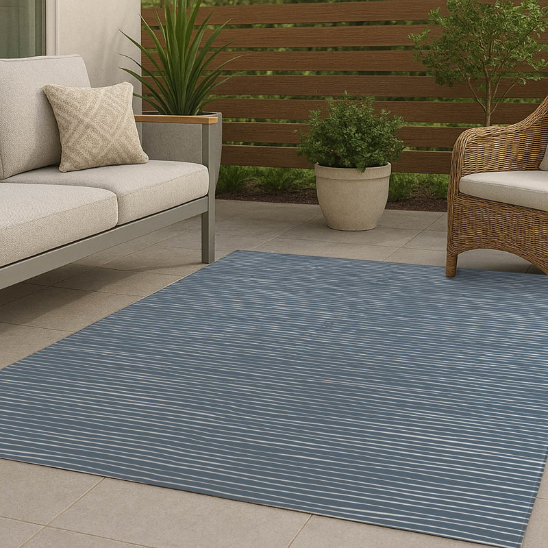 Tapis d'extérieur antidérapant Ricky, Rectangle 5 pi x 7 pi