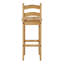 Abilio Solid Wood Counter Stool