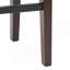 Tabouret de selle confortable avec structure en bois d'hévéa durable et cuir de polyuréthane doux, parfait pour les salles à manger modernes.