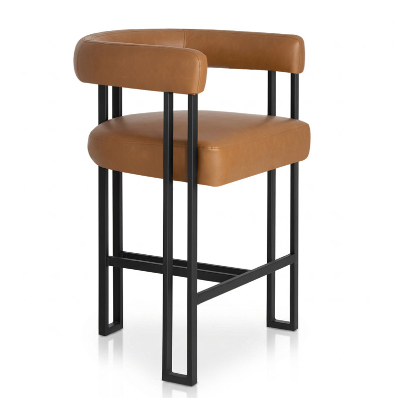 Tabouret de comptoir 25 po, Brun