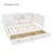 L-Shaped Wooden Bed Frame with Drawer, Bookcase, and Ample Storage, Perfect for Modern and Functional Bedrooms.