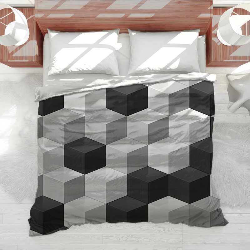 Édredon Cube, Édredon simple