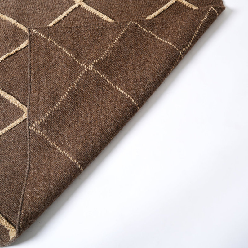 Abstract Hand Woven Area Rug, Rectangle 200 x 300 cm