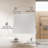 Shower Systems, 10" Rainfall Square Head And Handle Set, Shower Faucet Combo Kits, Wall Mounted Shower Fixtures