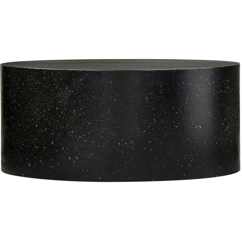 Terrazzo Iron Solid Coffee Table, Terrazo Black