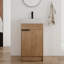 Meuble-lavabo simple 18 po avec comptoir en céramique