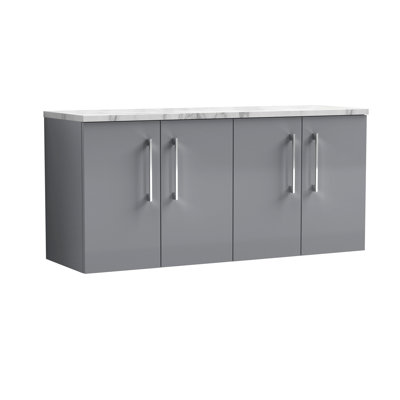 Arno 47.44cm Double Bathroom Vanity Base Only