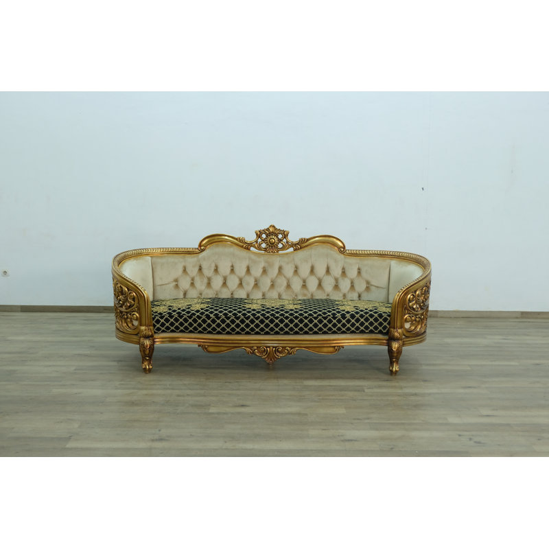 Sofa, Black/Gold